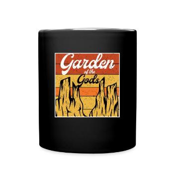 Garden of the Gods National Park Souvenir Colorado - Full Colour Mug - black - Front
