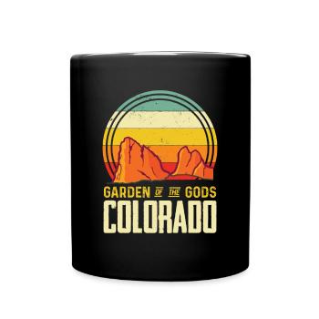 Garden of the Gods National Park Colorado Souvenirs - Full Colour Mug - black - Front
