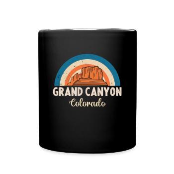 Colorado Souvenir Grand Canyon National Park Campin - Mug uni - noir - Devant