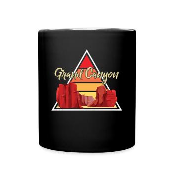 Grand Canyon National Park Souvenir Colorado Campin - Full Colour Mug - black - Front