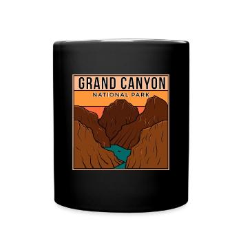 Parc national du Grand Canyon Souvenir Colorado Campin - Mug uni - noir - Devant