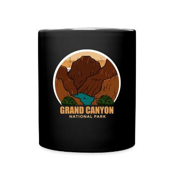 Grand Canyon Colorado National Park Randonnée Camping - Mug uni - noir - Devant