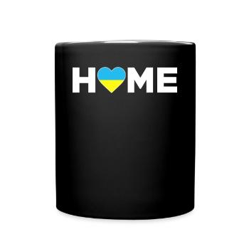 Ukraine Home Ukraine Flag Ukraine Love - Full Colour Mug - black - Front