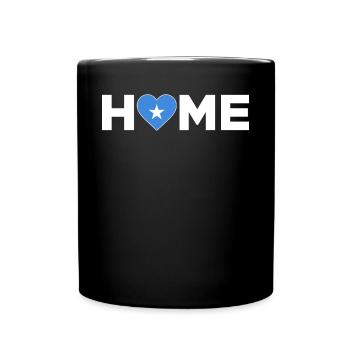 Somalie Accueil Somalie Drapeau Somalie Amour - Mug uni - noir - Devant