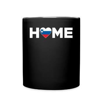 Slowenien Heimat Slowenien Flagge Liebe - Tasse einfarbig - Schwarz - Vorne
