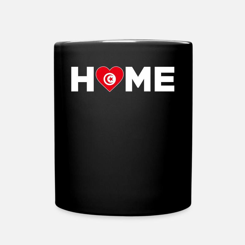 Tunisie Accueil Tunisie Drapeau Tunisie Amour - Mug uni - noir