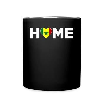 Senegal Heimat Senegal Flagge Senegal Liebe - Tasse einfarbig - Schwarz - Vorne