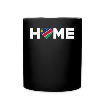 Namibia Heimat Namibia Flagge Namibia Liebe - Tasse einfarbig - Schwarz - Vorne