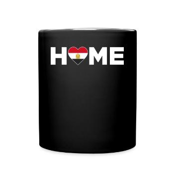 Egypte Patrie Egypte Drapeau Egypte Amour - Mug uni - noir - Devant