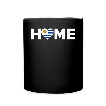 Uruguay Heimat Uruguay Flagge Uruguay Liebe - Tasse einfarbig - Schwarz - Vorne