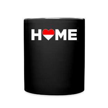 Indonesien Heimat Indonesien Flagge - Tasse einfarbig - Schwarz - Vorne
