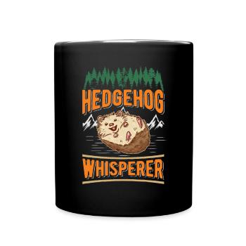 Hedgehog Whisper Hedgehog Whisperer - Full Colour Mug - black - Front