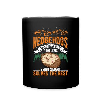 Hedgehog Gift Goose Gel - Mug uni - noir - Devant