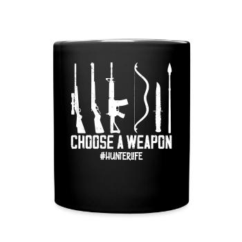 Chasseur de cerfs de Cerf De Cheer Choisissez un - Mug uni - noir - Devant