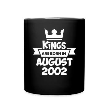 Août 2002 - Cadeau du 20e anniversaire. Génial. - Mug uni - noir - Devant