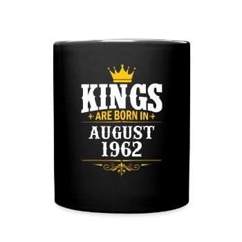 Août 1962 - cadeau du 60e anniversaire. Génial. - Mug uni - noir - Devant
