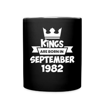 Septembre 1982 - cadeau du 40e anniversaire. Génial. - Mug uni - noir - Devant