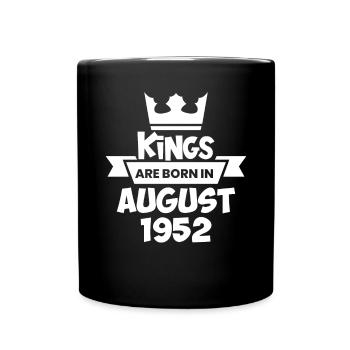 Août 1952 - cadeau du 70e anniversaire. Génial. - Mug uni - noir - Devant