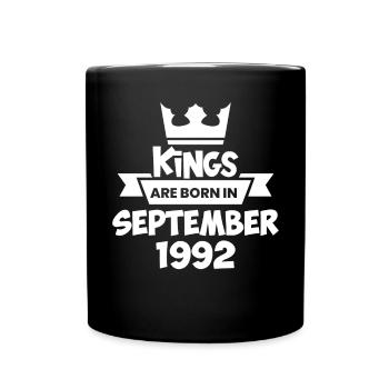 Septembre 1992 - Cadeau du 30e anniversaire. Génial. - Mug uni - noir - Devant