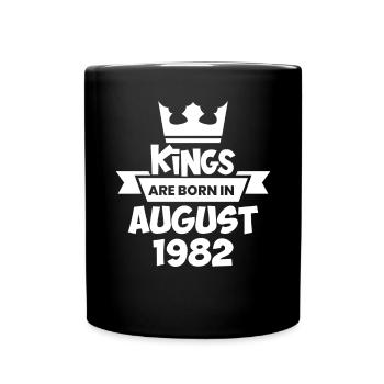 Août 1982 - Cadeau du 40e anniversaire. Génial. - Mug uni - noir - Devant
