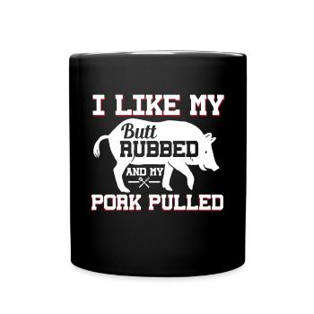 J’aime My Butt, The Funny Grill Grill - Mug uni - noir - Devant