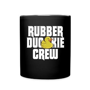 Rubber Duck Rubber Duckie Crew - Tasse einfarbig - Schwarz - Vorne