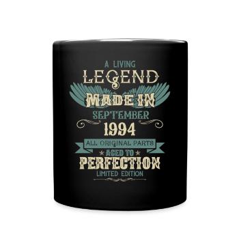 Septembre 1994 Vintage Anniversaire - Mug uni - noir - Devant