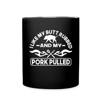 J’aime My Butt, The Funny Grill Bbq - Mug uni - noir - Devant