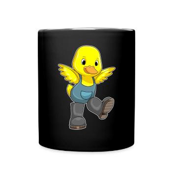 Duck Farmer Farm - Full Colour Mug - black - Front
