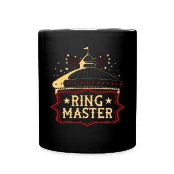 Circus Ringmaster Costume - Full Colour Mug - black - Front