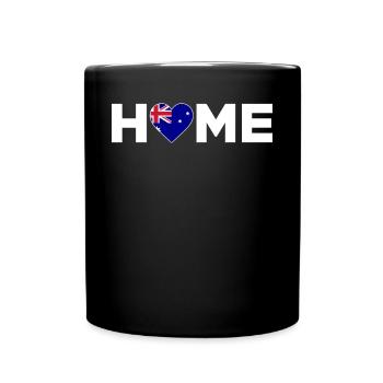 Australia Home Australia Flag - Full Colour Mug - black - Front
