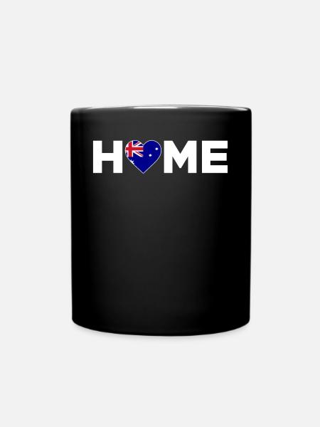 Australia Home Australia Flag - Full Colour Mug - black