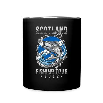 Voyage de pêche Écosse 2022 - Mug uni - noir - Devant