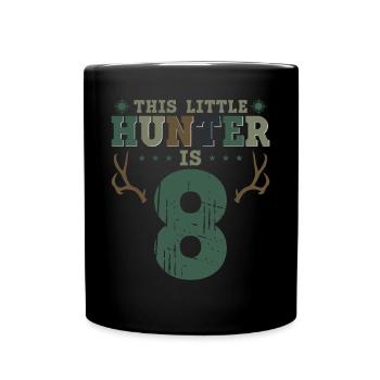 Buck Deer Hunting Hunter Kid 8ème - Mug uni - noir - Devant