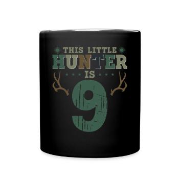 Buck Deer Hunting Hunter Kid 9ème - Mug uni - noir - Devant