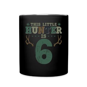 Buck Deer Hunting Hunter Kid 6ème - Mug uni - noir - Devant