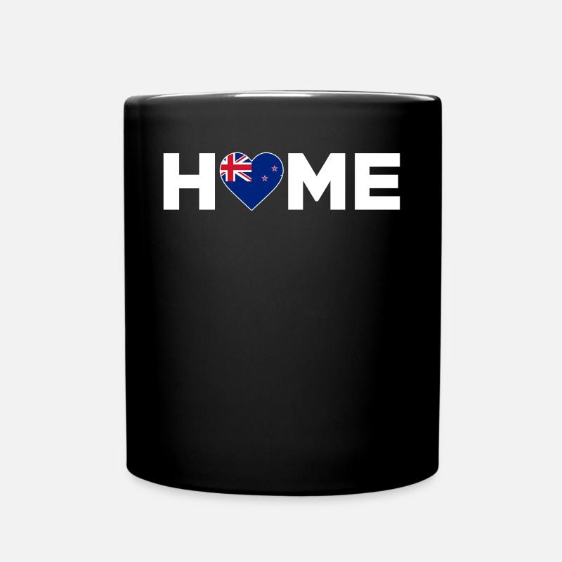 Nouvelle-Zélande Accueil Drapeau de la Nouvelle-Zélande - Mug uni - noir