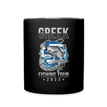 Excursion de pêche grecque 2022 - Mug uni - noir - Devant