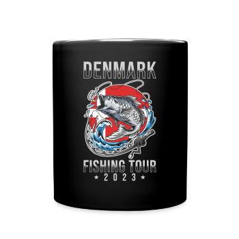 Tour de pêche Danemark 2023 - Mug uni - noir - Devant