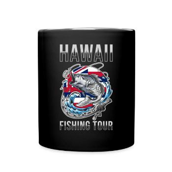 Excursion de pêche à Hawaï - Mug uni - noir - Devant