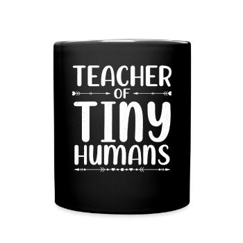 Professeur de Tiny Humans Kindergarten Lehrer - Mug uni - noir - Devant