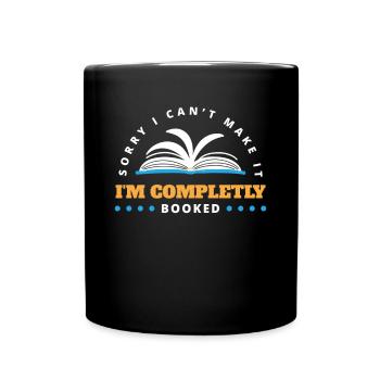 Bookworm Book Lover Literary Reading - Full Colour Mug - black - Front