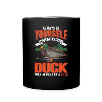 Duck Gift Duck Duck Breeder - Full Colour Mug - black - Front