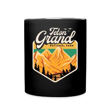 Grand-Teton National Park Wyoming Souvenir - Mug uni - noir - Devant