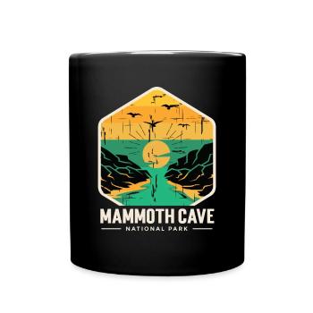 Nationalpark Souvenir Mammoth Cave Kentucky Souven - Tasse einfarbig - Schwarz - Vorne