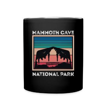 Mammoth Cave Souvenir Nationalpark Kentucky - Tasse einfarbig - Schwarz - Vorne