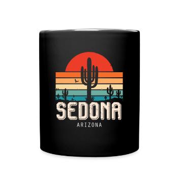 Sedona Schlucht Nationalpark Andenken Arizona - Tasse einfarbig - Schwarz - Vorne