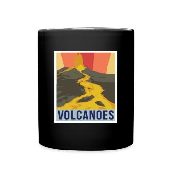 National Park Souvenir Volcano Island Volcanoes Hawaii - Full Colour Mug - black - Front