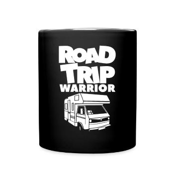 Road Trip Captain Summer Travel Adventure Lover - Tasse einfarbig - Schwarz - Vorne