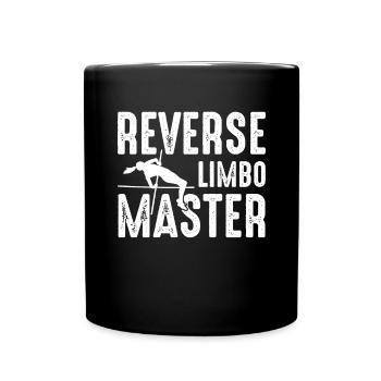 Backward Limbo Master Pole Vault - Full Colour Mug - black - Front